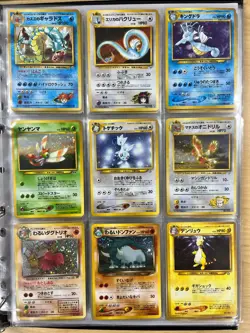 Lot 72 Vintage Japanese Pokemon Card Set LP Old Back Holo Lugia Gengar Suicune - Image 4