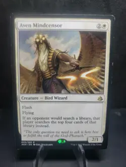 MTG - Aven Mindcensor Amonkhet Magic AKH (005/269) Bird Wizard MP - Image 1