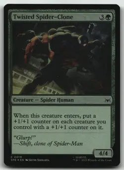 Twisted Spider-Clone FOIL C Marvel's Spider-Man: Eternal-Legal 19 NM - Image 1