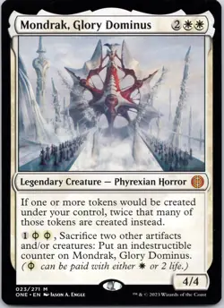 Mondrak, Glory Dominus 23 Phyrexia: All Will Be One LP MTG - Image 1