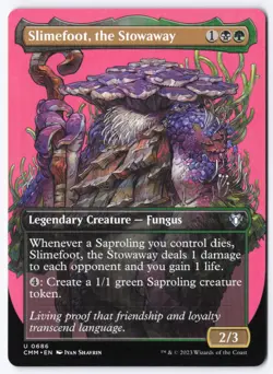 Slimefoot, the Stowaway (Borderless) U Commander Masters 686 NM - Image 1
