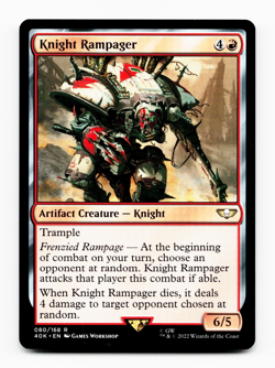 Knight Rampager - Warhammer 40k Commander (40K) MTG Magic NM/M 🔥 - Image 1
