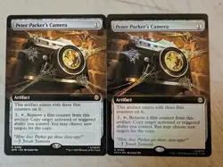 MTG Spider-Man Rare 0280 Peter Parker's Camera Borderless Foil - Image 1
