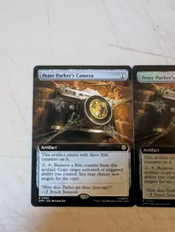 MTG Spider-Man Rare 0280 Peter Parker's Camera Borderless Foil - Image 3