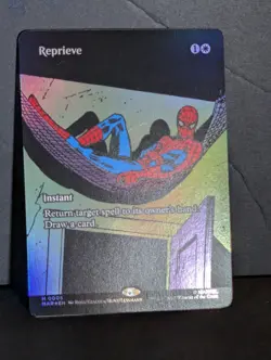 MTG Spider-Man MYTHIC 0005 Repreive Borderless Foil... - Image 1