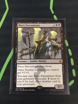 MTG Magic The Gathering Risen Executioner Zombie Lord Mythic Commander - Image 1
