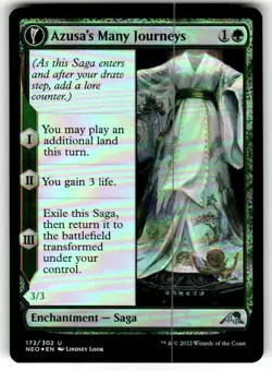 Azusa's Many Journeys Kamigawa: Neon Dynasty Foil MTG NM - Image 1