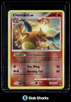 2009 POKEMON PLATINUM ARCEUS #1/99 CHARIZARD REVERSE HOLO - Image 1