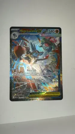 Mega Lucario EX Special Illustration Rare Pokemon TCG 179/132 Pack Fresh Mint - Image 2