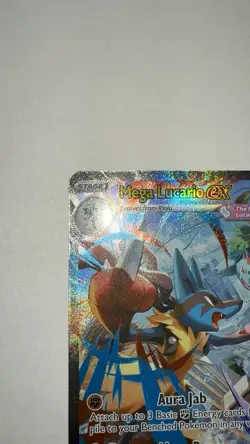 Mega Lucario EX Special Illustration Rare Pokemon TCG 179/132 Pack Fresh Mint - Image 3