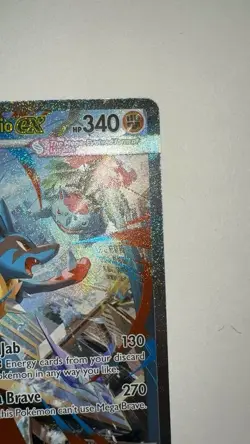 Mega Lucario EX Special Illustration Rare Pokemon TCG 179/132 Pack Fresh Mint - Image 4