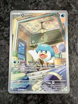 Quaxly 206 / 193 Pokemon Paldea Evolved 2023 Mint - 9.0 + Illustration Rare Holo - Image 1