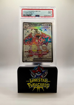 2023 POKEMON OBF EN-OBSIDIAN FLAMES ULTRA RARE #215 CHARIZARD EX PSA 9 #215 - Image 1