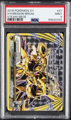 2016 POKEMON XY STEAM SIEGE #87 HYDREIGON BREAK PSA 9 - Image 1