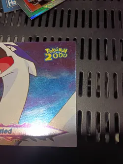 Topps Pokemon The Movie 2000 Lugia Revealed #44 Foil -- Blue Label - Image 4