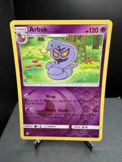 Pokemon TCG SM Unbroken Bonds Arbok 63/214 Reverse Holo Rare NM! - Image 1