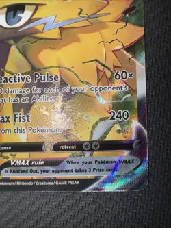 Pokemon TCG Zeraora VMAX GG42/GG70 Full Art Crown Zenith: Galarian Gallery NM/M - Image 4