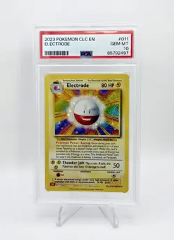 Electrode 011/034 Pokemon TCG Classic Collection CLC Charizard Deck Grade PSA 10 - Image 1