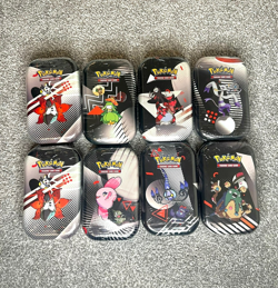 Pokemon TCG Unova Mini Tin Lot of 8 Sealed Scarlet Violet Black Bolt White Flare - Image 1