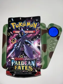 23.1g! HEAVY Paldean Fates Booster Pack Pokemon TCG - Mint From BB Ceruledge - Image 1