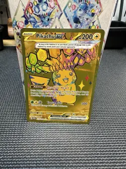 Pokemon Prismatic Evolutions Pikachu EX Hyper Rare 179 + Vaporeon & Espeon Ex NM - Image 1