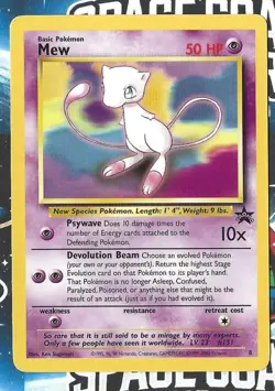 Pokemon TCG - Mew - 8 - Rare Promo - Wizards Black Star Promos [Near Mint] - Image 1