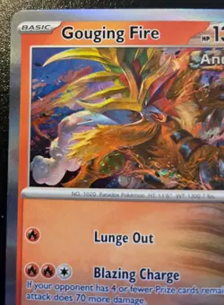 Gouging Fire 038/191 Holo Rare Scarlet & Violet: Surging Sparks Pokemon TCG - Image 2