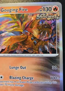 Gouging Fire 038/191 Holo Rare Scarlet & Violet: Surging Sparks Pokemon TCG - Image 3