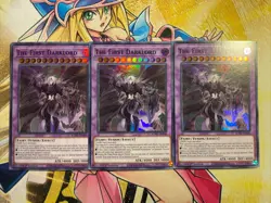 Yu-Gi-Oh! 3x The First Darklord. ROTD-EN040 1st Edition NM Playset (x3) - Image 1