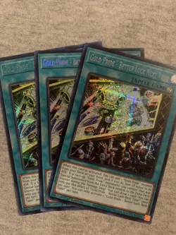 ***3X GOLD PRIDE - BETTER LUCK NEXT TIME!*** MP24-EN089 PRISMATIC SECRET YUGIOH - Image 1