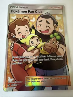 Pokemon Fan Club Ultra Prism Ultra Rare Card 155/156 S&M: Pokemon TCG - Image 1