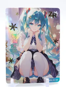 Secret Words - Anime Waifu ZR Trading Card - Image 1