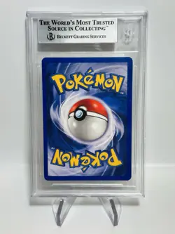 Pokemon Shadowless Red Cheeks Pikachu Error Card 1999 #58 BSG Beckett 9 - Image 2
