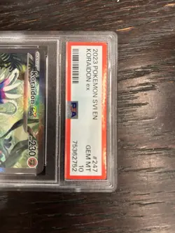 Pokemon Koraidon EX TCG Scarlet & Violet Base Set Holo Card 247/198 Sir - Image 3