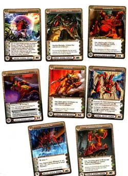Lot #0016. 8 Chaotic Creature cards Danian - Image 1