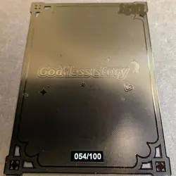 Goddess Story Gold METAL Card - Maiden Party - Serial Number #/100! Anime Girl - Image 5