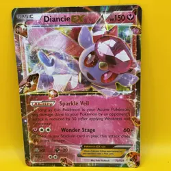 DIANCIE EX ( 72/124 ) 2016 Pokemon Card Basic Holo - Image 1