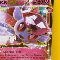 DIANCIE EX ( 72/124 ) 2016 Pokemon Card Basic Holo - Image 2