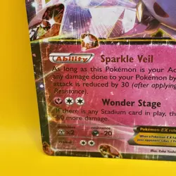 DIANCIE EX ( 72/124 ) 2016 Pokemon Card Basic Holo - Image 5
