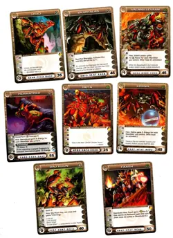Lot #0013. 8 Chaotic Creature cards Danian - Image 1