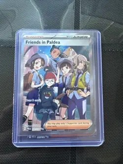 Pokemon TCG Trainer Friends in Paldea Ultra Rare Holo Card 137/131 Prismatic - Image 1