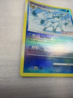 Glaceon 20/100 Majestic Dawn Platinum Stamped Reverse Holo 2008 Pokemon Card NM - Image 2