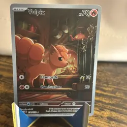 Pokemon TCG Vulpix 138/132 2025 Mega Evolution Illustration Rare Card - NM - Image 3