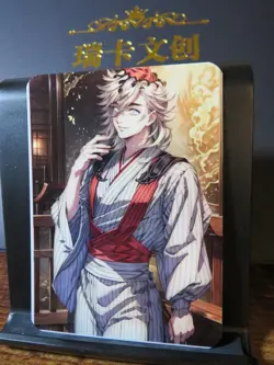 Doma Upper Rank Demon Slayer Custom Glossy Art Card Anime NM - Image 2