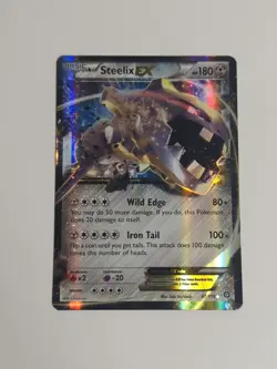 Steelix EX - 67/114 - Pokemon Steam Siege XY Ultra Rare Card NM Holo - Image 1