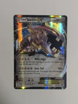 Steelix EX - 67/114 - Pokemon Steam Siege XY Ultra Rare Card NM Holo - Image 2