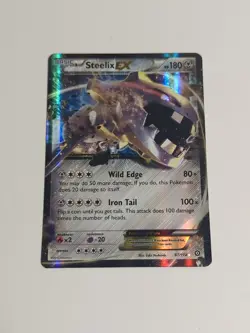 Steelix EX - 67/114 - Pokemon Steam Siege XY Ultra Rare Card NM Holo - Image 3