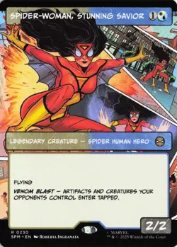 Spider-Woman, Stunning Savior (Borderless) (230), SPM, R, Regular - Image 1
