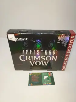 2021 MAGIC THE GATHERING INNISTRAD CRIMSON VOW COLLECTOR BOX - Image 1