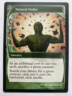 Natural Order (Future Sight) #210 | NM | Mystery Booster 2 MB2 | Magic MTG - Image 1